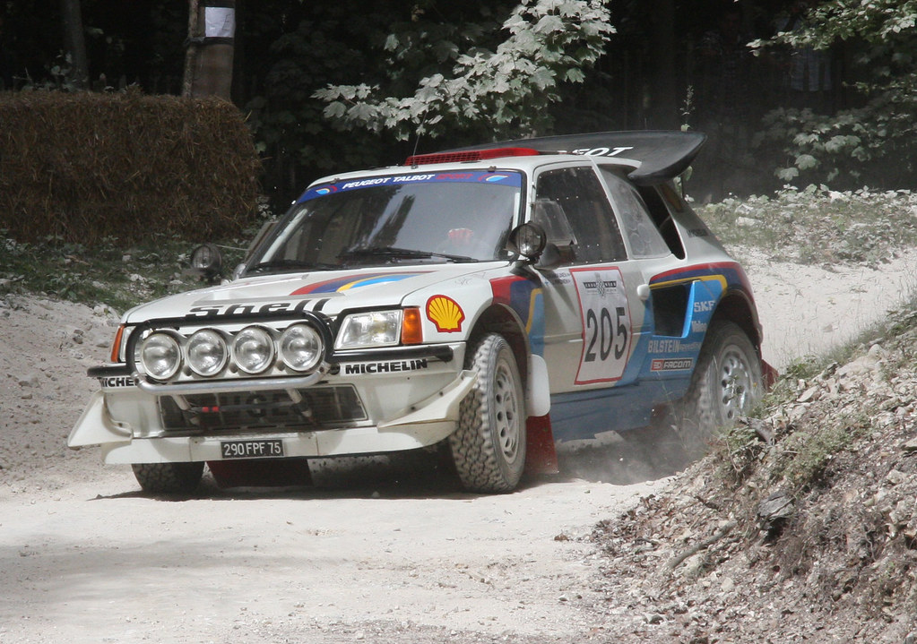 Peugeot 205 T16 rally car