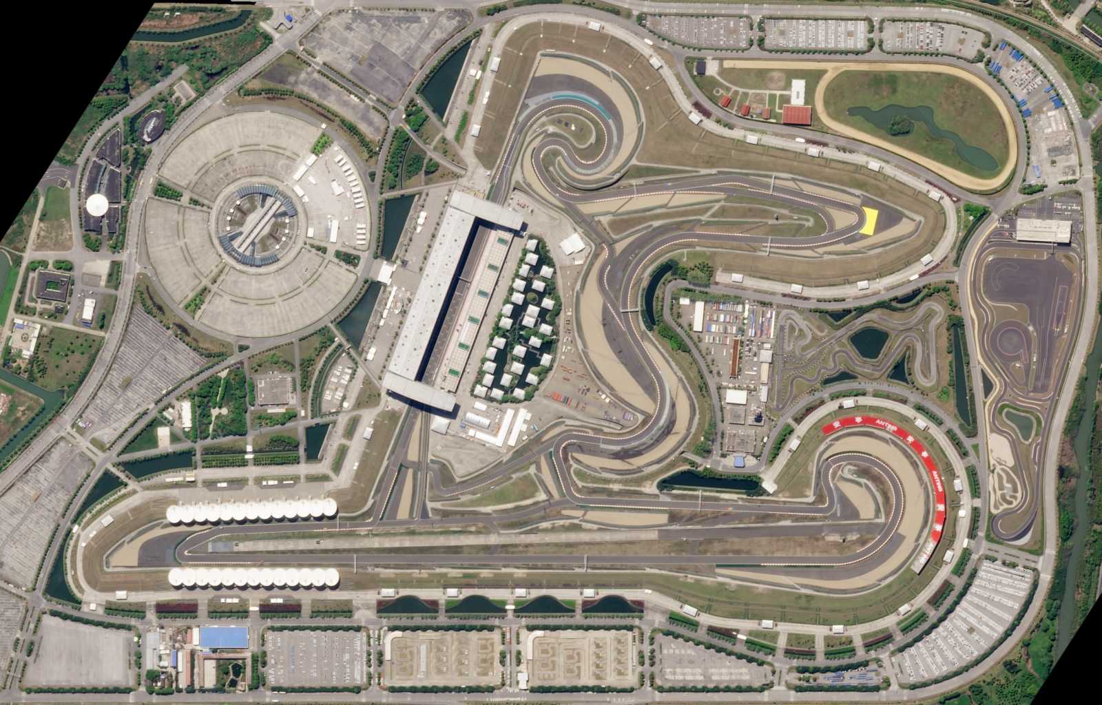 shanghai international circuit layout