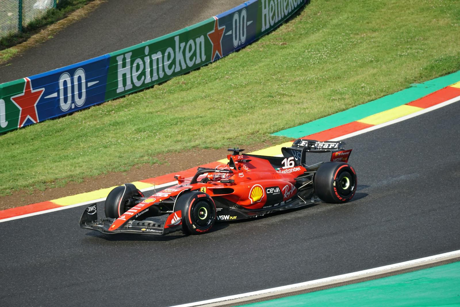 Ferrari SF-23 on the eve of the italian grand prix 2024