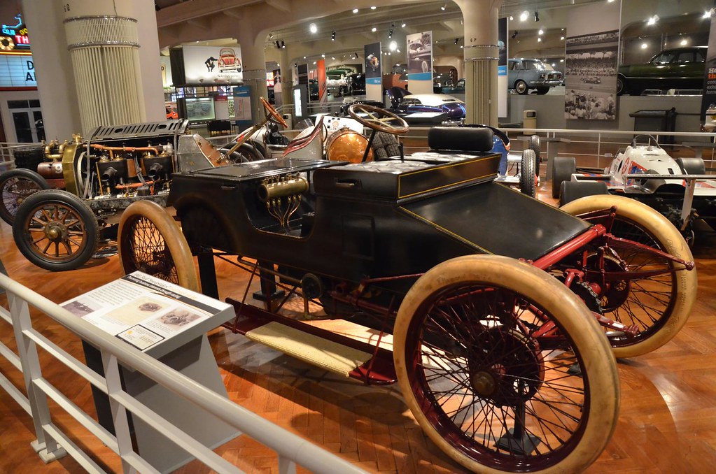 1901 ford sweepstakes'' race car - the ford's first race car against ferrari