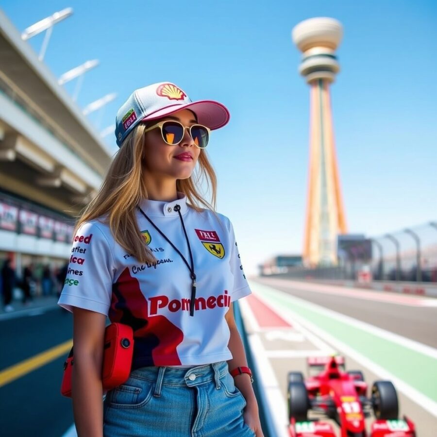 formula 1 dress code race women outfit ideas